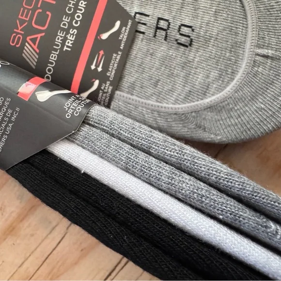 Skechers Active  SUPER LOW No Show Ped Socks 1 Pack - Picture 3 of 6